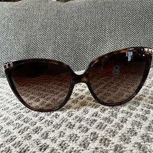 Dolce and Gabbana Havana Cat Eye Sunglasses